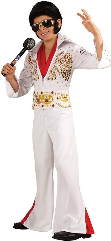 Photo 1 of Rubies Deluxe Elvis Child Costume, Medium, One Color
