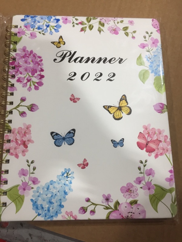 Photo 1 of Nitukany 2022 Planner - Academic Year Jan 2022 - Dec 2022, 8.5"x11" Daily Weekly Monthly Planner Yearly Agenda, Hardcover with Elastic Closure,Twin-Wire Binding,Thick Paper,Sticky Set