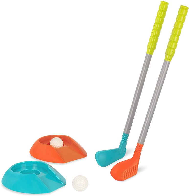 Photo 1 of Battat – Kids Golf Set – 2 Golf Clubs, 2 Golf Balls, 2 Putting Cups – Indoor & Outdoor – Toys for Golfing – Active Games for Children – Let’s Golf! – 3 Years +
