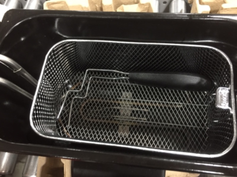 Photo 2 of Hamilton Beach 35032 Professional Grade Electric Deep Fryer, Frying Basket with Hooks, 1500 Watts, 3 Ltrs New for 2021, Stainless Steel PARTS ONLY

