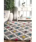 Photo 1 of nuLOOM Sharee Trellis Shaggy OZXL11A Area Rug 7'10"X10'
