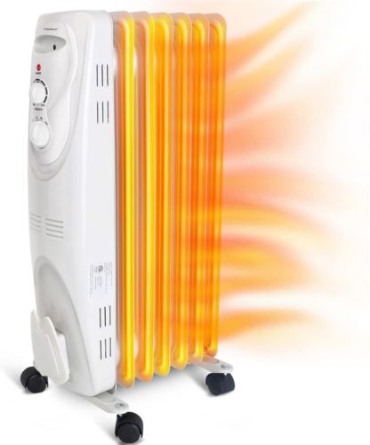 Photo 1 of Aigostar 1500W Oil Filled Radiator Electric Heater 7-Fin Safe
