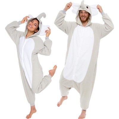 Photo 1 of FUNZIEZ! - Elephant Adult Unisex Novelty Union Suit Size L 

