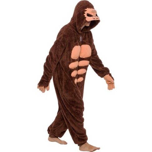 Photo 1 of FUNZIEZ! Sasquatch Adult Unisex Novelty Union Suit Size XL 

