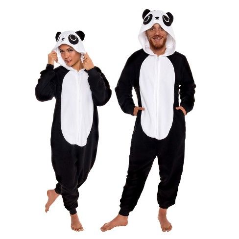 Photo 1 of FUNZIEZ! - Panda Slim Fit Adult Unisex Novelty Union Suit size L 

