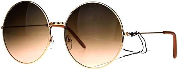 Photo 1 of Classic Oversize Joplin Style Hippie Round Circle Lens Sunglasses
