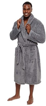 Photo 1 of Ross Michaels Mens Luxury Robe Big & Tall - Plush Fleece Bathrobe 3X