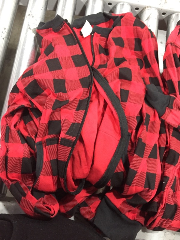 Photo 1 of 3 PIECE RED & BLACK BUFFALO PAJAMAS SIZES S, M, & L 