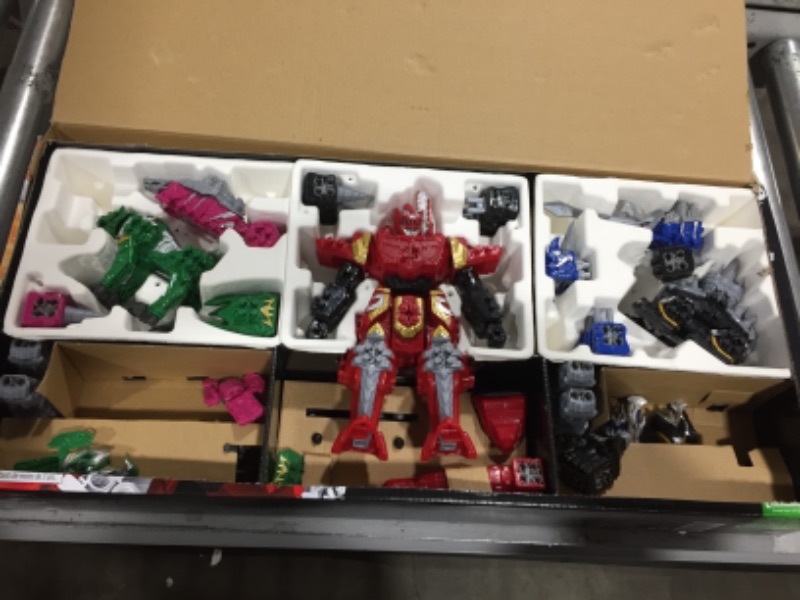 Photo 2 of Power Rangers Dino Fury Zord Link Combining Megazord Mega Pack Action Figure
