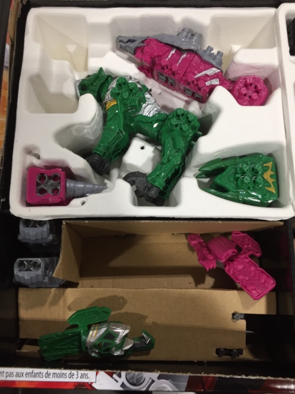 Photo 3 of Power Rangers Dino Fury Zord Link Combining Megazord Mega Pack Action Figure
