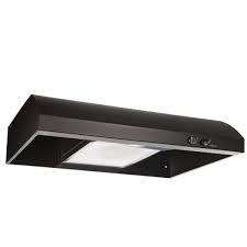 Photo 1 of Broan-NuTone AR1 Series 30 in. 270 Max Blower CFM 4-Way Convertible Under-Cabinet Range Hood with Light in Black
