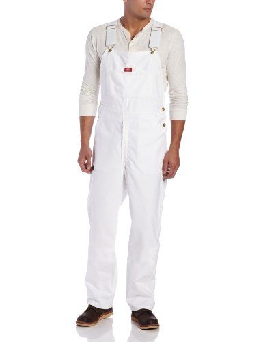 Photo 1 of Dickies Painter's Bib Overalls, White [36 x 30]