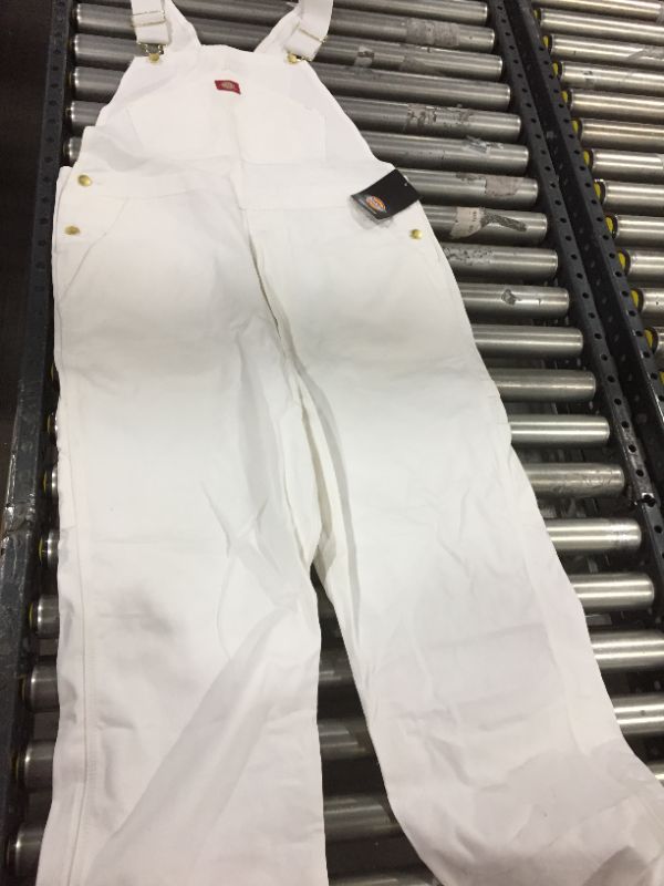 Photo 4 of Dickies Painter's Bib Overalls, White [36 x 30]