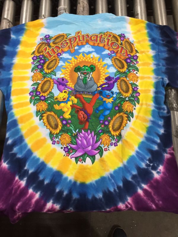 Photo 2 of GRATEFUL DEAD Guru Bear Tie-Dye T-Shirt [Size XL]