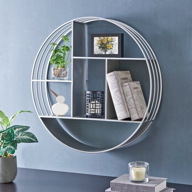 Photo 1 of FirsTime & Co.® Silver Brody Industrial Circular Shelf [28" Dia]
