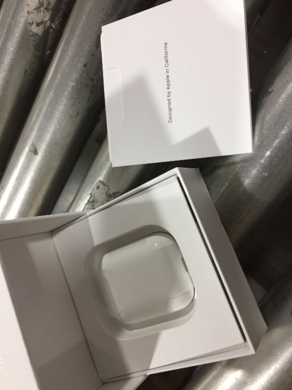 Photo 3 of Apple AirPods (2nd Generation) MV7N2AM/a with Charging Case - Stereo - Wireless - Bluetooth - Earbud - Binaural - in-ear