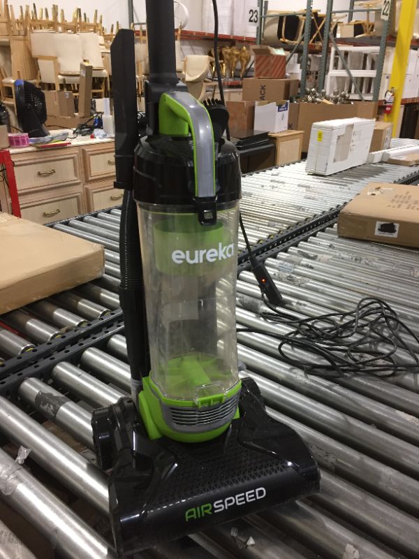 Photo 2 of Eureka Airspeed Ultra-Lightweight Compact Bagless Upright Vacuum Cleaner, Replacement Filter, Green
