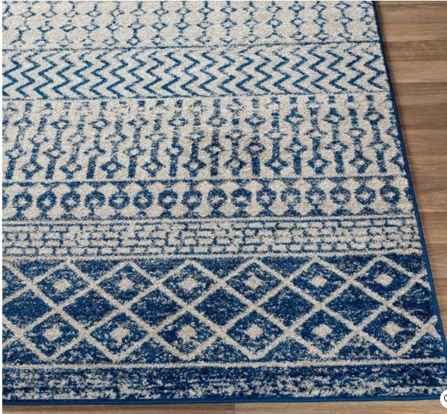 Photo 1 of Decor 140 Raja Southwestern Rug, Dark Blue, Size
5'3"x7'6"
