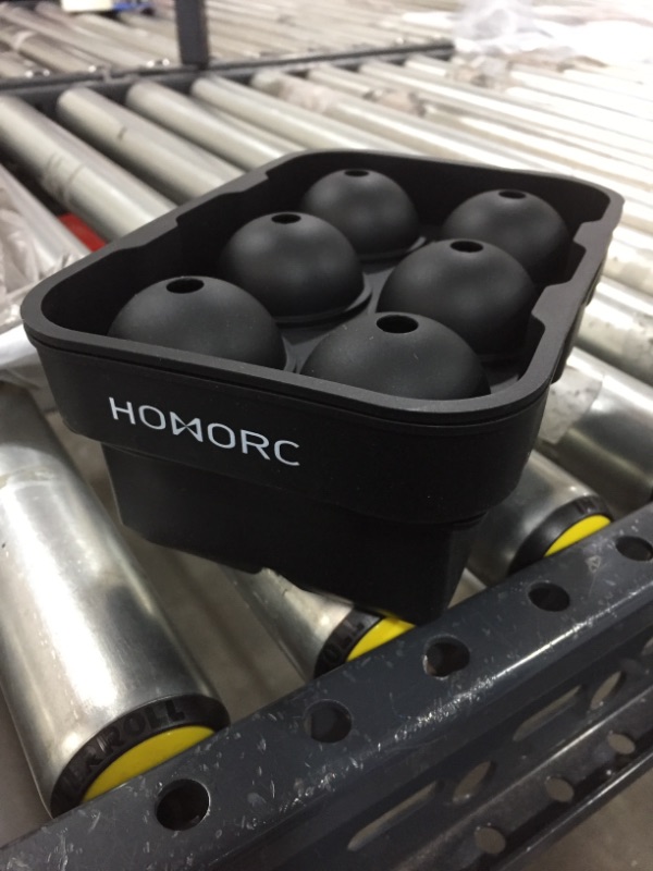 Photo 1 of Ticent Ice Cube Trays Ice-Ball-Molds (Set of 2) - Silicone Sphere Ice Ball Maker with Lid & Large Square Molds for Whiskey, Cocktail & Brandy