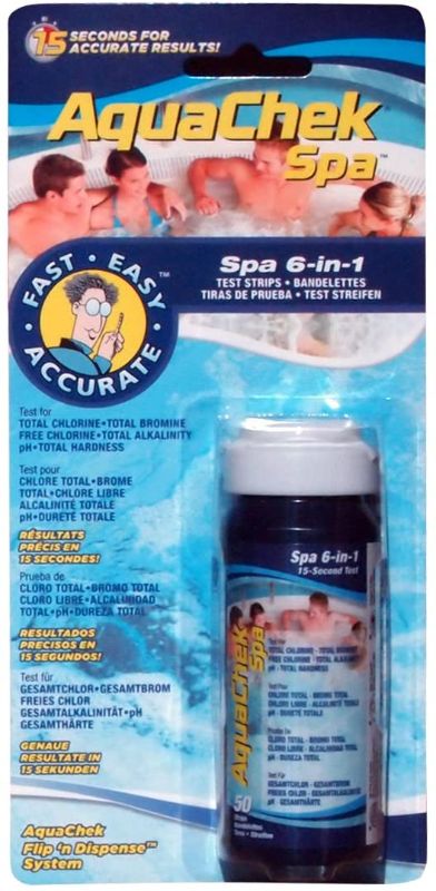 Photo 1 of AquaChek 552244 6-in-1 Test Strips for Spas and Hot Tubs