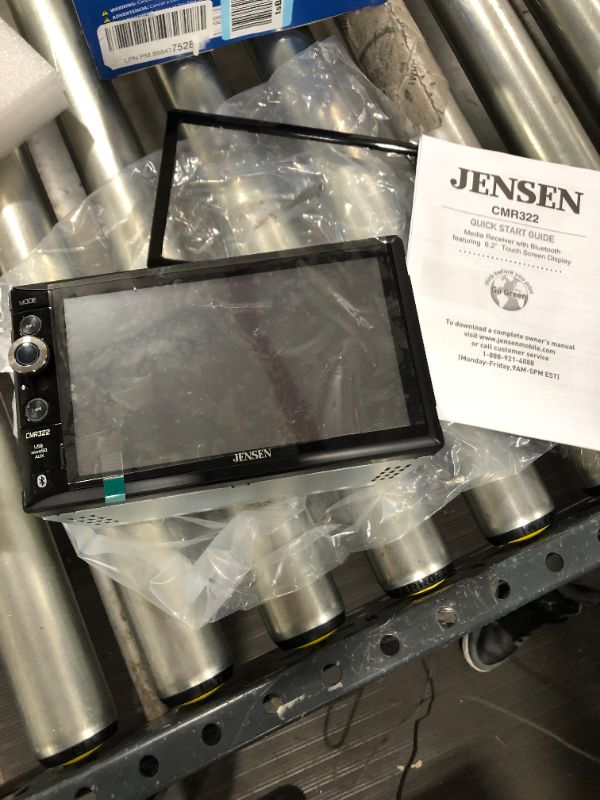 Photo 3 of Jensen CMR322 2 Din Touchscreen Receiver 200 Watts and Bluetooth 