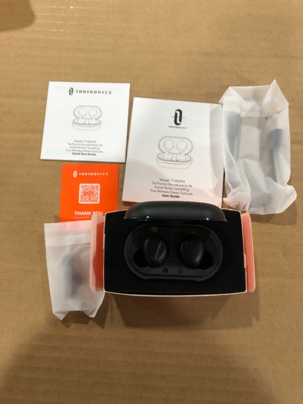 Photo 2 of TaoTronics SoundLiberty 94 Wireless Active Noise Cancelling Earbuds with USB-C
