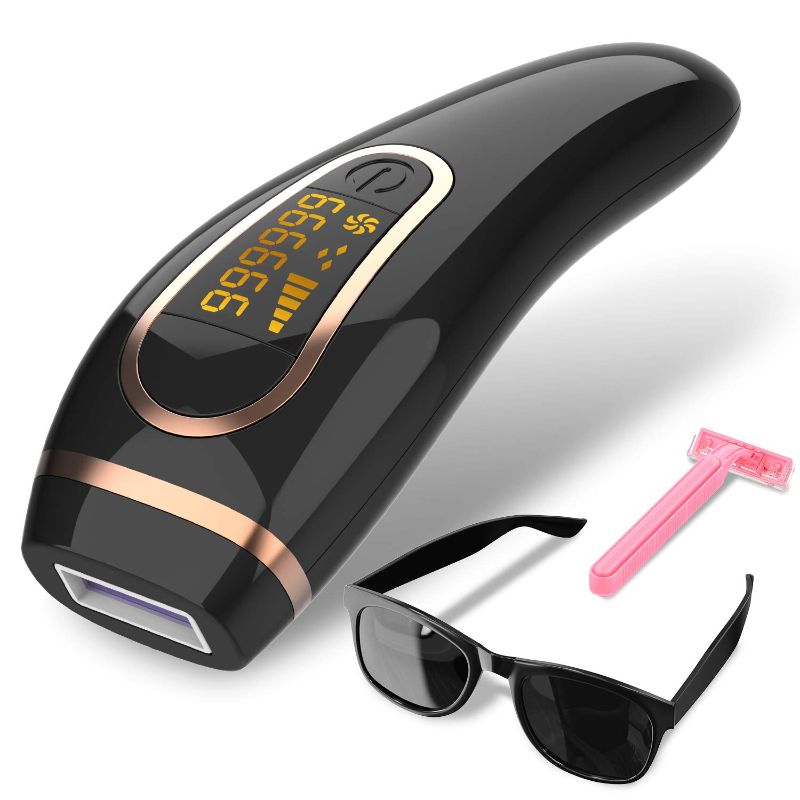 Photo 1 of IPL Hair Removal for Women Men - Permanent Painless At-Home Hair Remover Device for Whole Body Use, 999,999 Unlimited Flashes