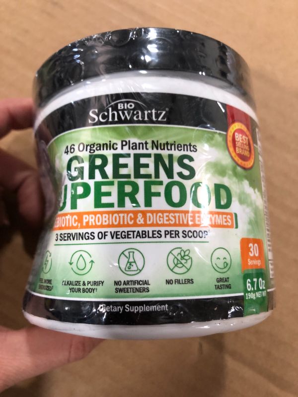 Photo 1 of 2 BioSchwartz Greens Superfood, 6.7 oz (190 g)