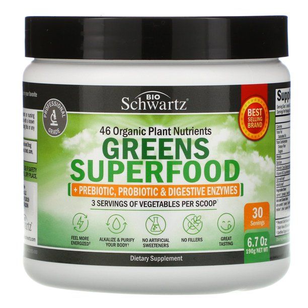 Photo 1 of 2 BioSchwartz Greens Superfood, 6.7 oz (190 g)