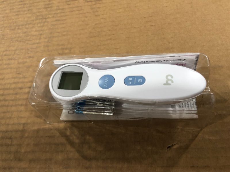 Photo 2 of Touchless Forehead Thermometer for Adults and Kids, Digital Infrared Thermometer for Home with Fever Indicator, Instant Accurate Reading
