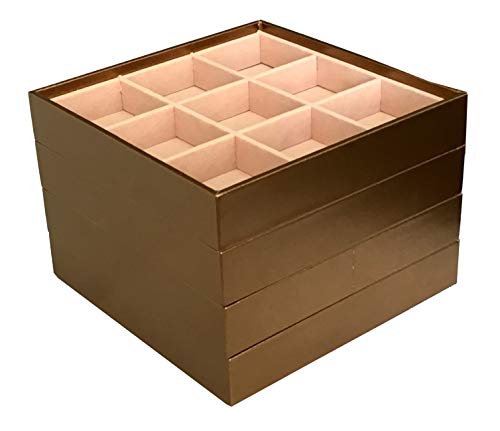 Photo 1 of ABO Gear Stackable Jewelry Box Jewelry Organizer Jewelry Trays - Set of 4 - Bronze