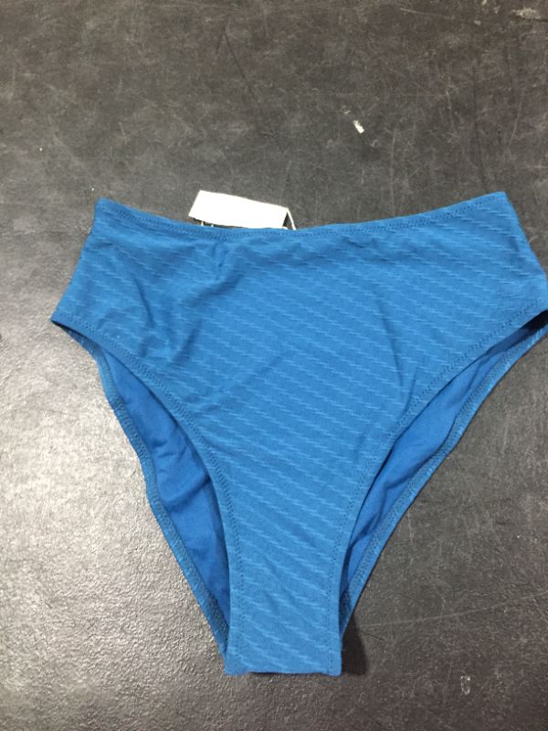 Photo 2 of Tayler Textured High Waisted Bikini Bottom S
