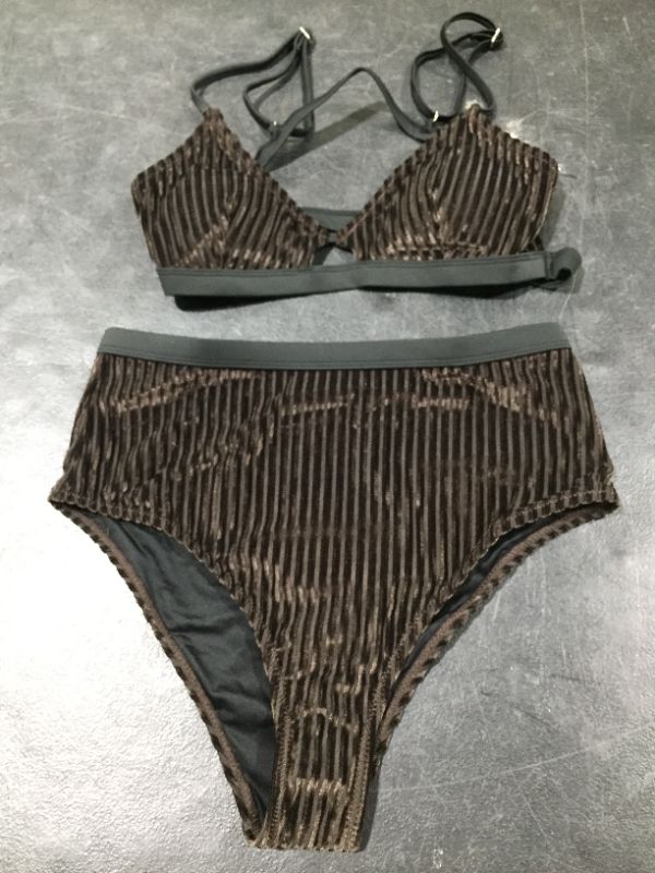 Photo 2 of Dark Brown Smocked Bikini M
