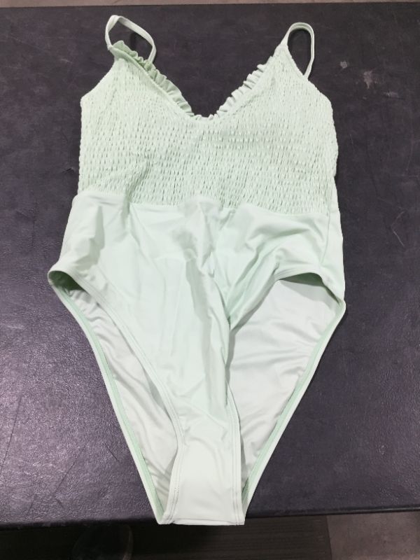 Photo 2 of Kelli Smocked Frill One Piece Swimsuit L
