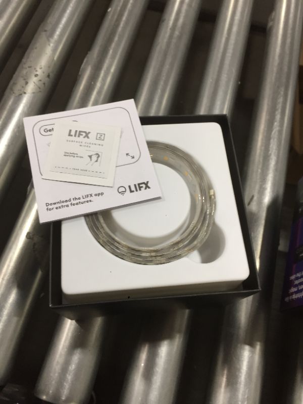 Photo 3 of LIFX Lightstrip, 6.6' Starter Kit, Wi-Fi Smart LED Light Strip, Full Color with Polychrome Technology™, No Bridge Required, Works with Alexa, Hey Google, HomeKit and Siri
