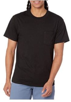 Photo 1 of Hanes Men's Beefy Short Sleeve Pocket Tee Value Pack 
