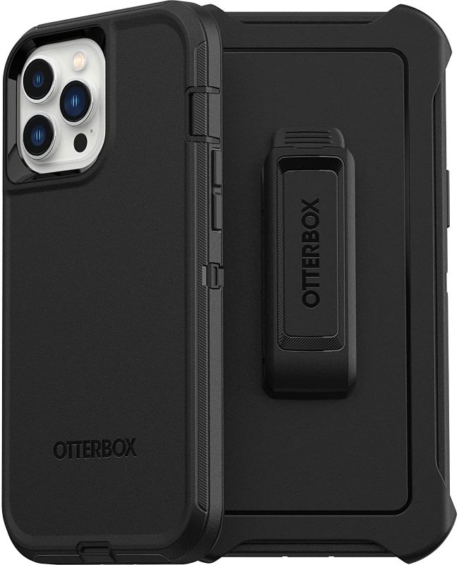 Photo 1 of OTTERBOX DEFENDER SERIES SCREENLESS EDITION Case for iPhone 13 Pro Max & iPhone 12 Pro Max - BLACK
