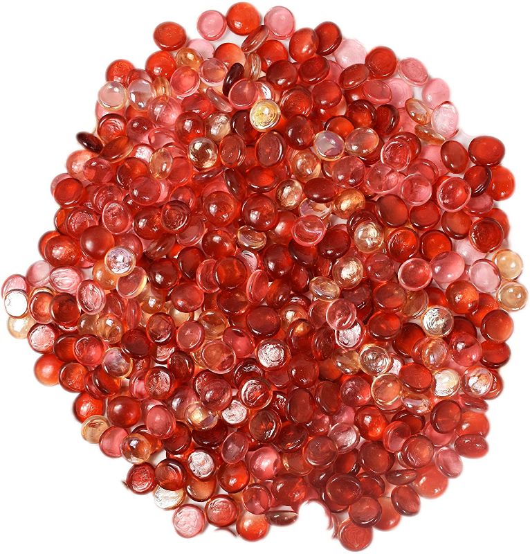 Photo 1 of Around 2 Pounds of Decorative Stones Perfect for Aquariums, Vase Fillers, Table Scatter, Scrapbooking and Much More! Beautiful Gems! (Panacea Sunrise Gems)
