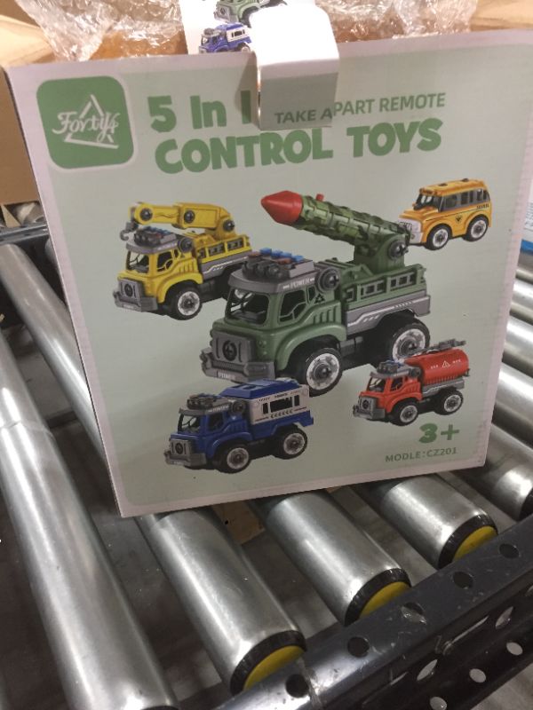 Take Apart Toys with Electric Drill, 5 in 1 Rechargeable Construction