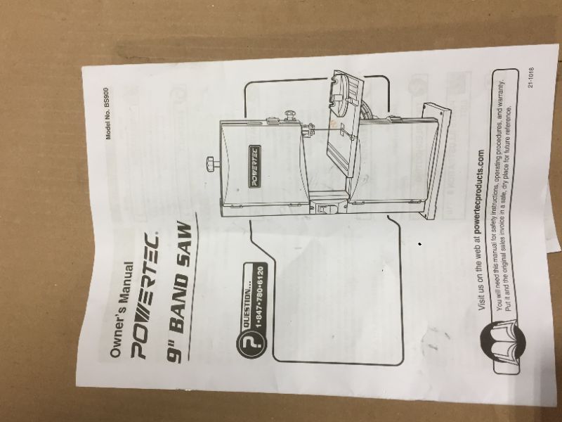 Photo 8 of POWERTEC BS900 9 Inch Benchtop Bandsaw