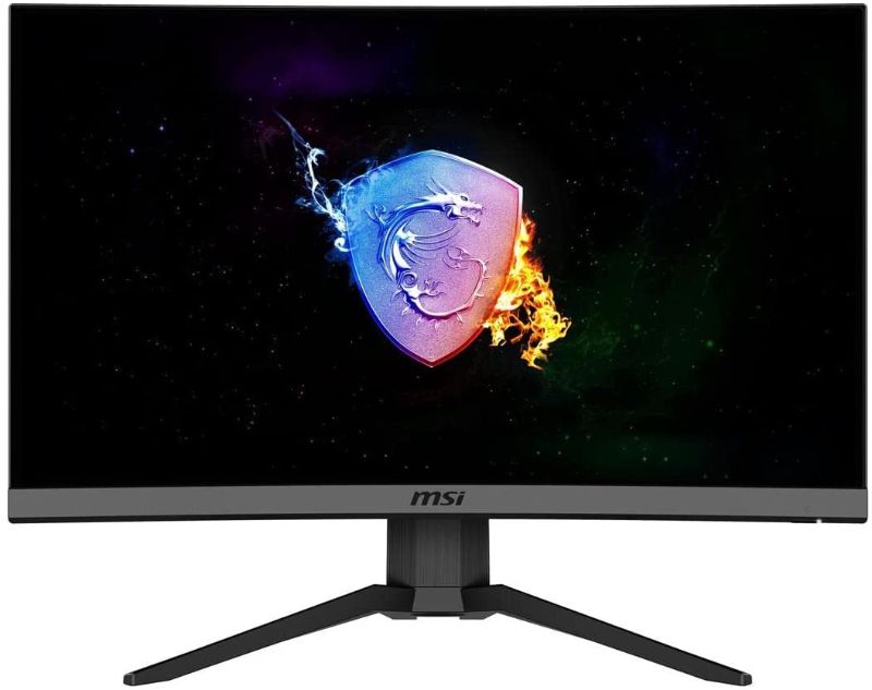 Photo 1 of MSI Full HD Non-Glare 1ms 1920 x 1080 144Hz Refresh Rate Resolution Free Sync 24" Curved Gaming Monitor (Optix G24C6P) - Black