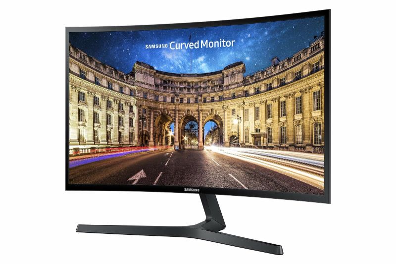 Photo 1 of Samsung LC24F396FHNXZA 23.5-Inch Screen Curved LED Lit Monitor Black
