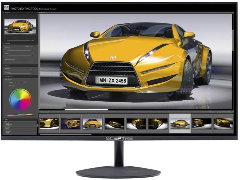 Photo 1 of Sceptre E275W-1920 27" 75Hz Monitor HDMI VGA Build-In Speakers, Metal Black
