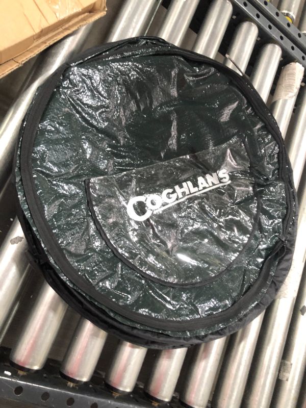 Photo 1 of Coghlans Pop-Up Trash Can, Size: Diameter x 24, Green