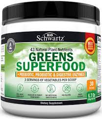 Photo 1 of BioSchwartz Greens Superfood, 6.7 oz (190 g)--- exp 05-2022
