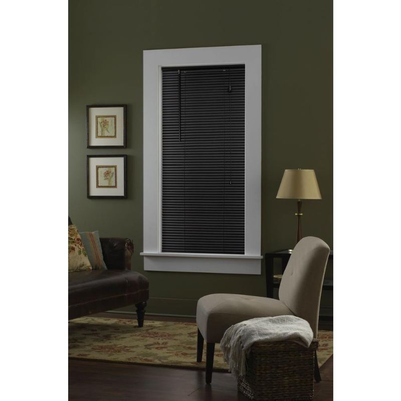 Photo 1 of 2pk 76-1156-27 27X48 1" VINYL BLIND-BK 4 Total