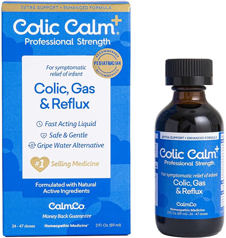 Photo 1 of Colic Calm Plus Homeopathic Gripe Water, Colic & Infant Gas Relief Drops, 2 Ounce