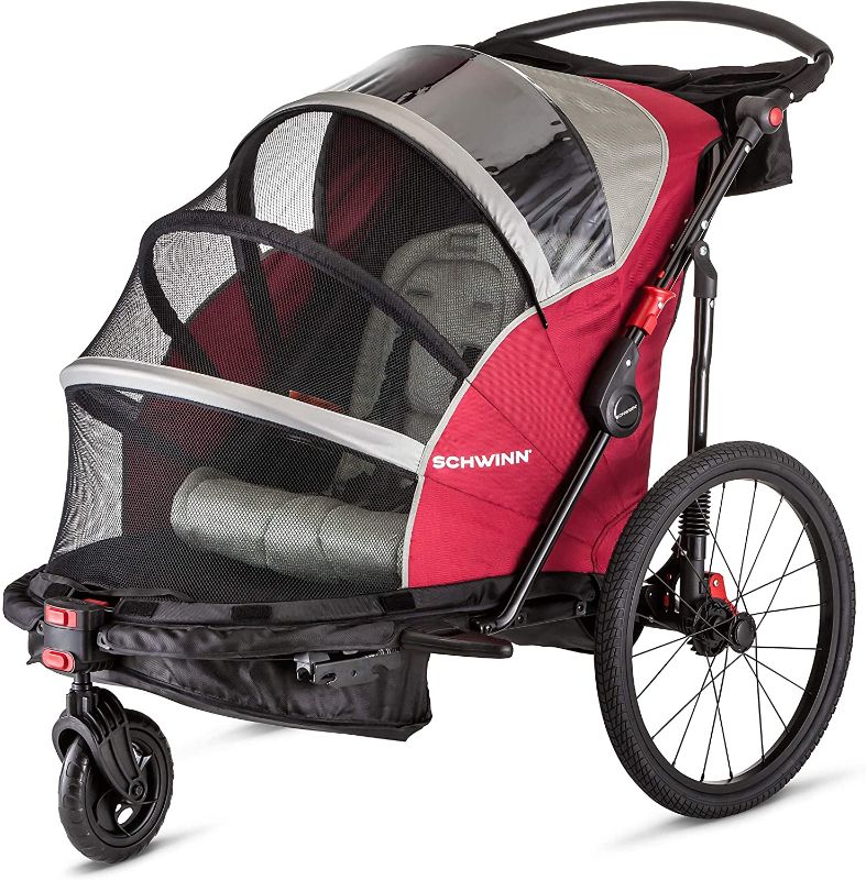 Photo 1 of Schwinn Joyrider Child Bike Trailer, Single and Double Baby Carrier, Canopy, 20-inch Wheels