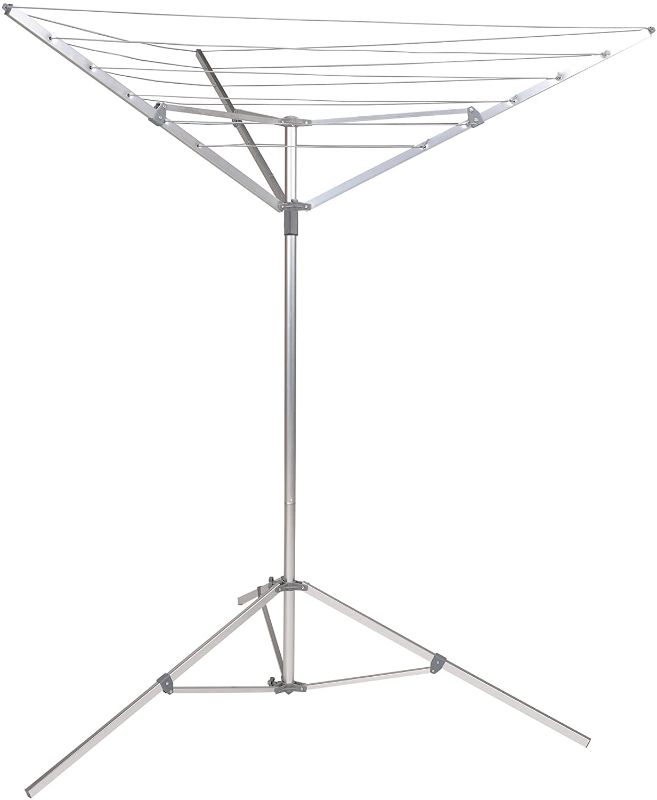 Photo 1 of Household Essentials 17125-1 Portable Umbrella Drying Rack | Aluminum | 18-Lines with 64 ft. Clothesline