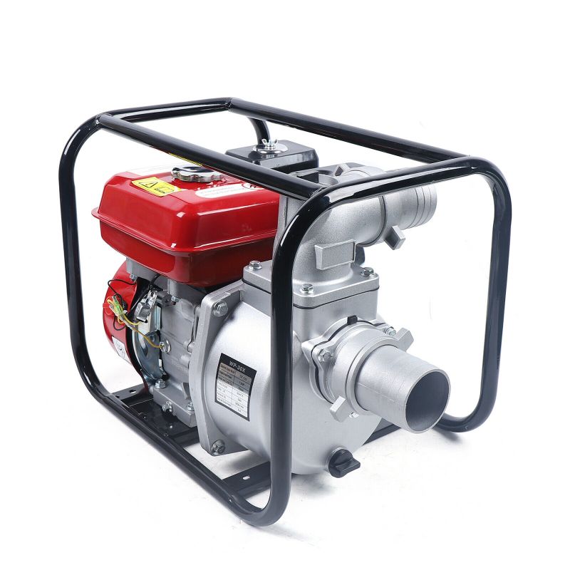 Photo 1 of 7.5 HP 3" Gasline Water Pump Flood Irrigation Portable Water Transfer Heavy Duty
